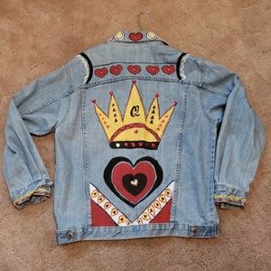 The Limited Jackets & Coats - Limited Jean Jacket with an attitude! The Limited Jackets & Coats - Limited Jean Jacket with an attitude!